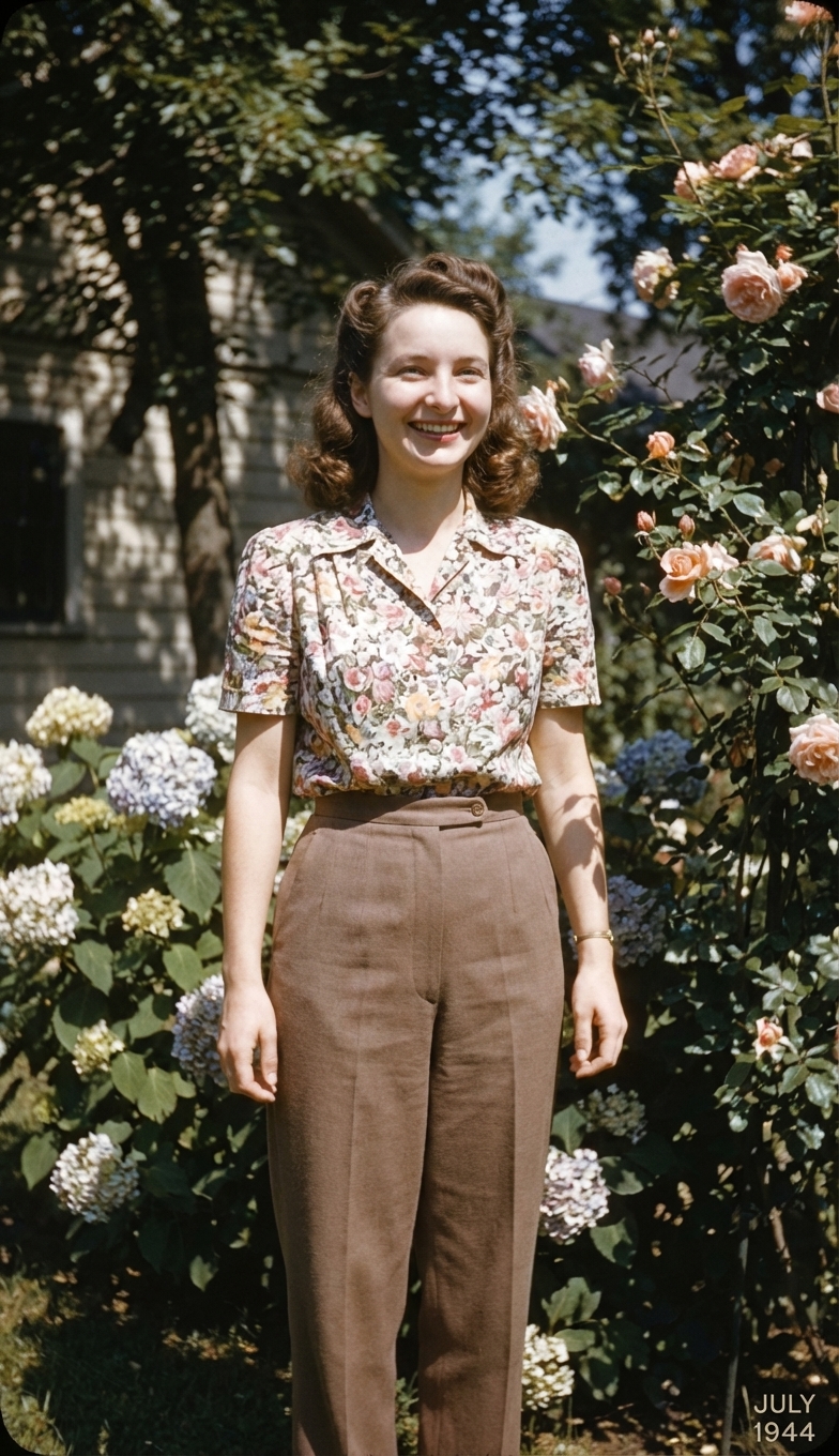Portrait in casual summer outfit