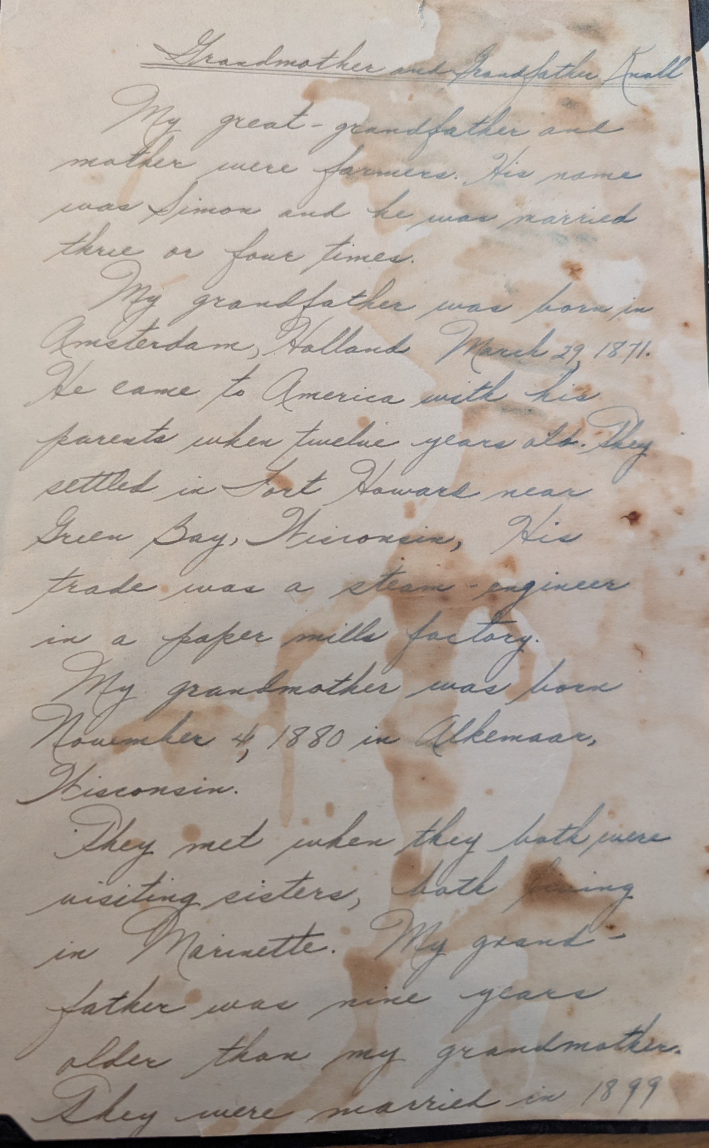 Grandmother and Grandfather Knoll