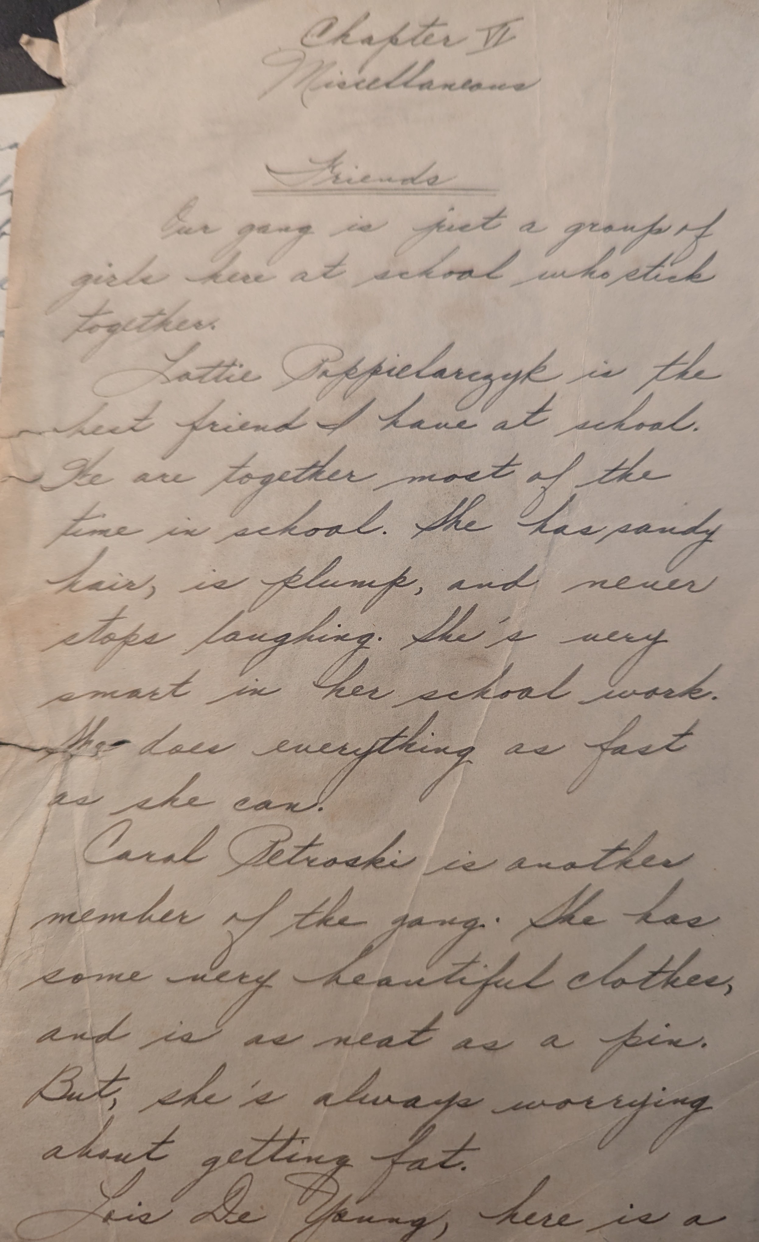 Chapter VII - Friends